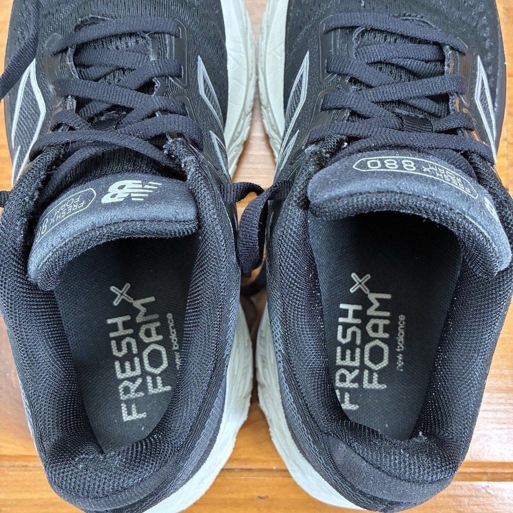 New Balance Fresh Foam X 880v14 Womens 7 Black White Running Shoes W880K14 - Picture 12 of 16